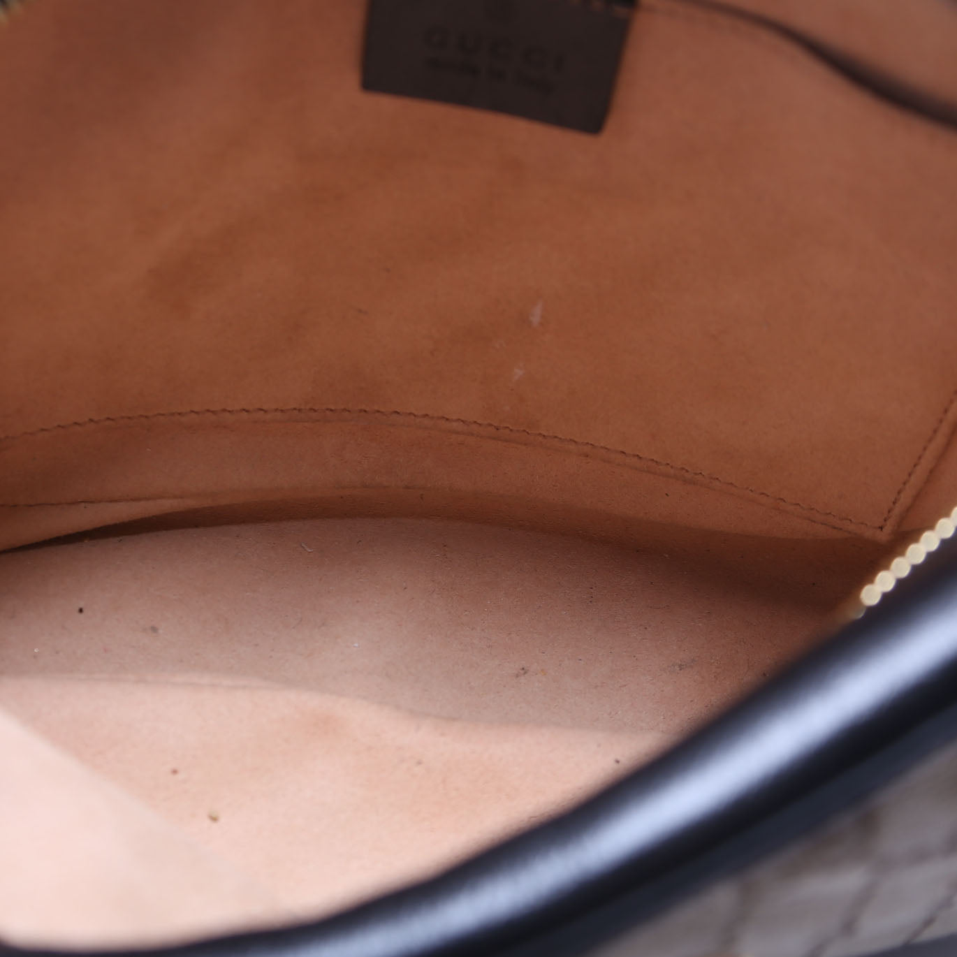 447632 Marmont Small GG Canvas Camera Tan/Black