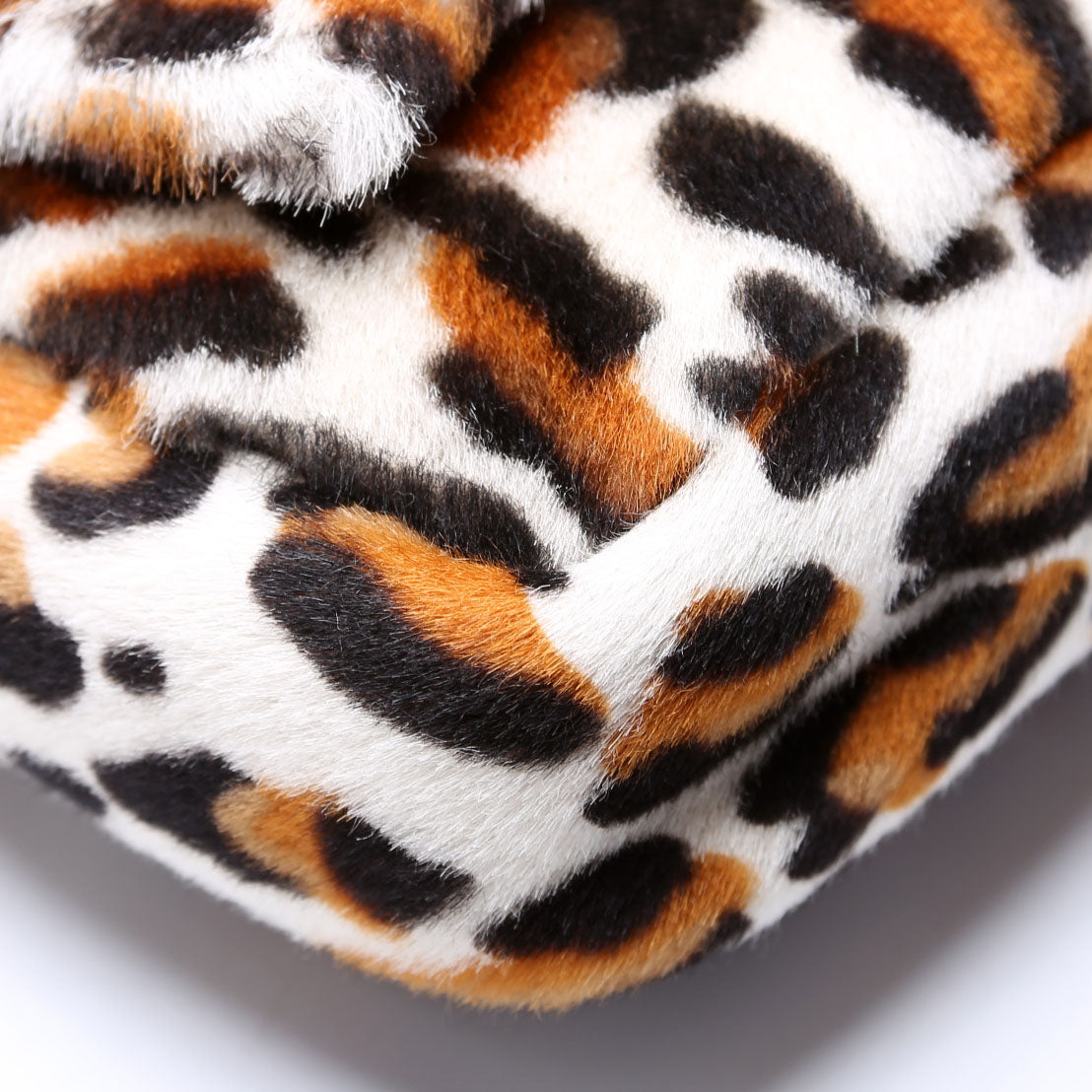 Fendi 8BR600 Leopard Print Baguette Calfskin Hair