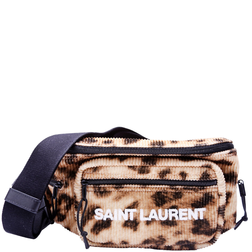 Corduroy Leopard Belt Bag 581375