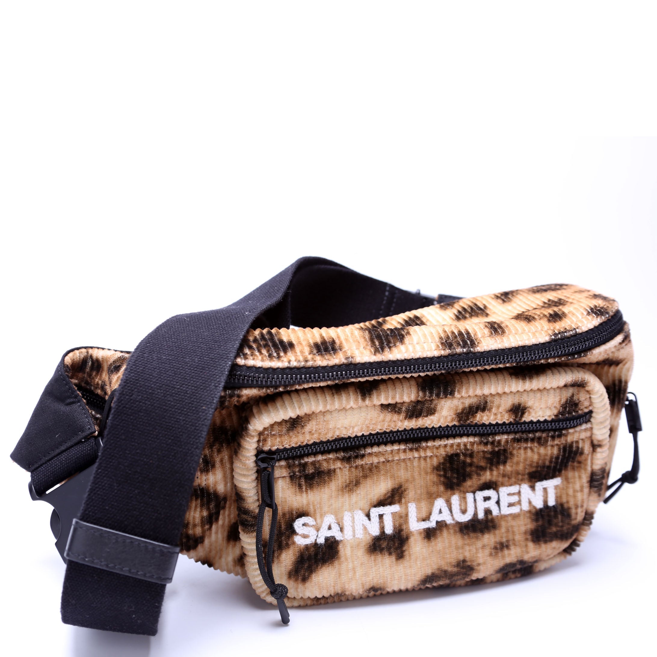 Corduroy Leopard Belt Bag 581375