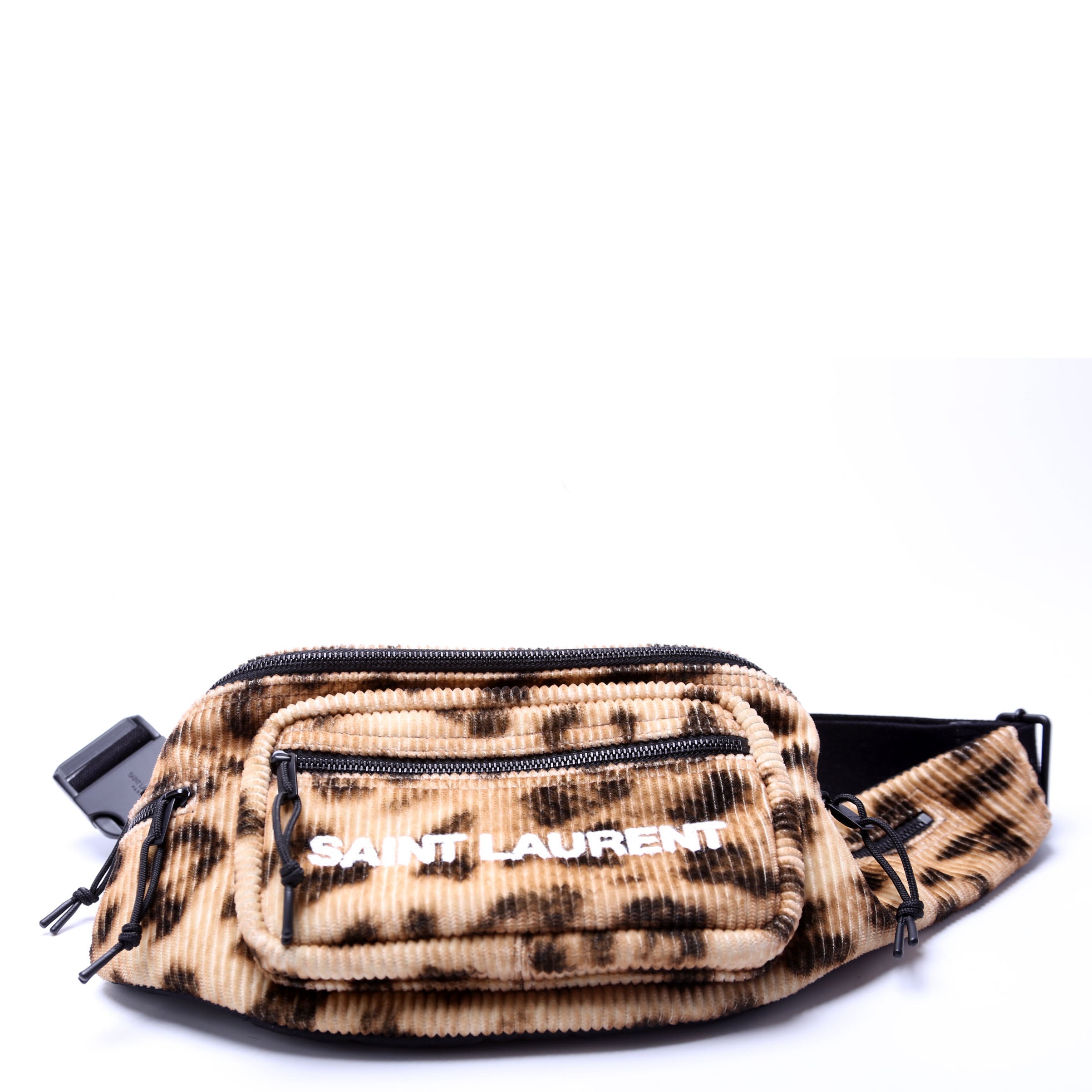 Corduroy Leopard Belt Bag 581375