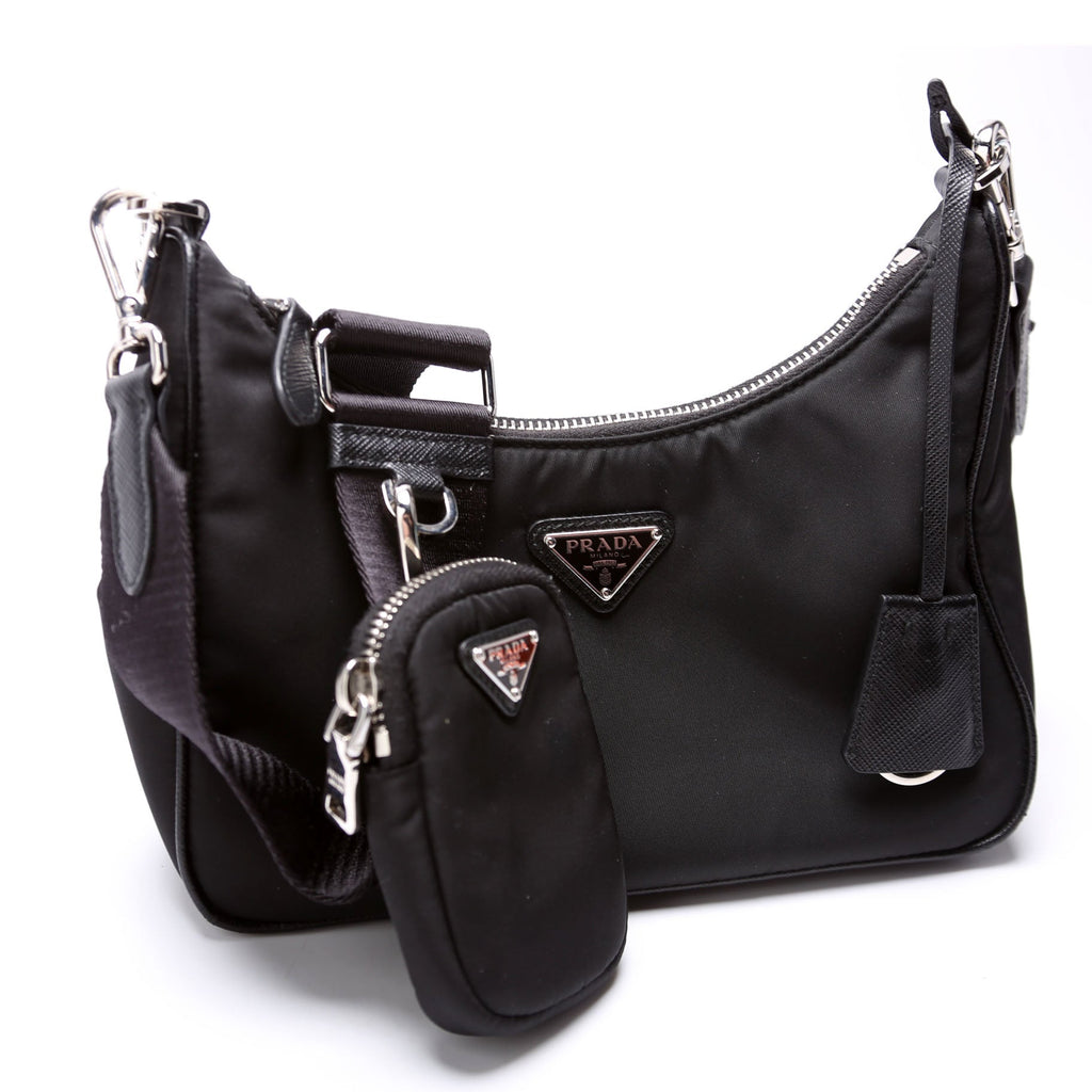Nylon Re-Edition 2005 Shoulder Bag Black