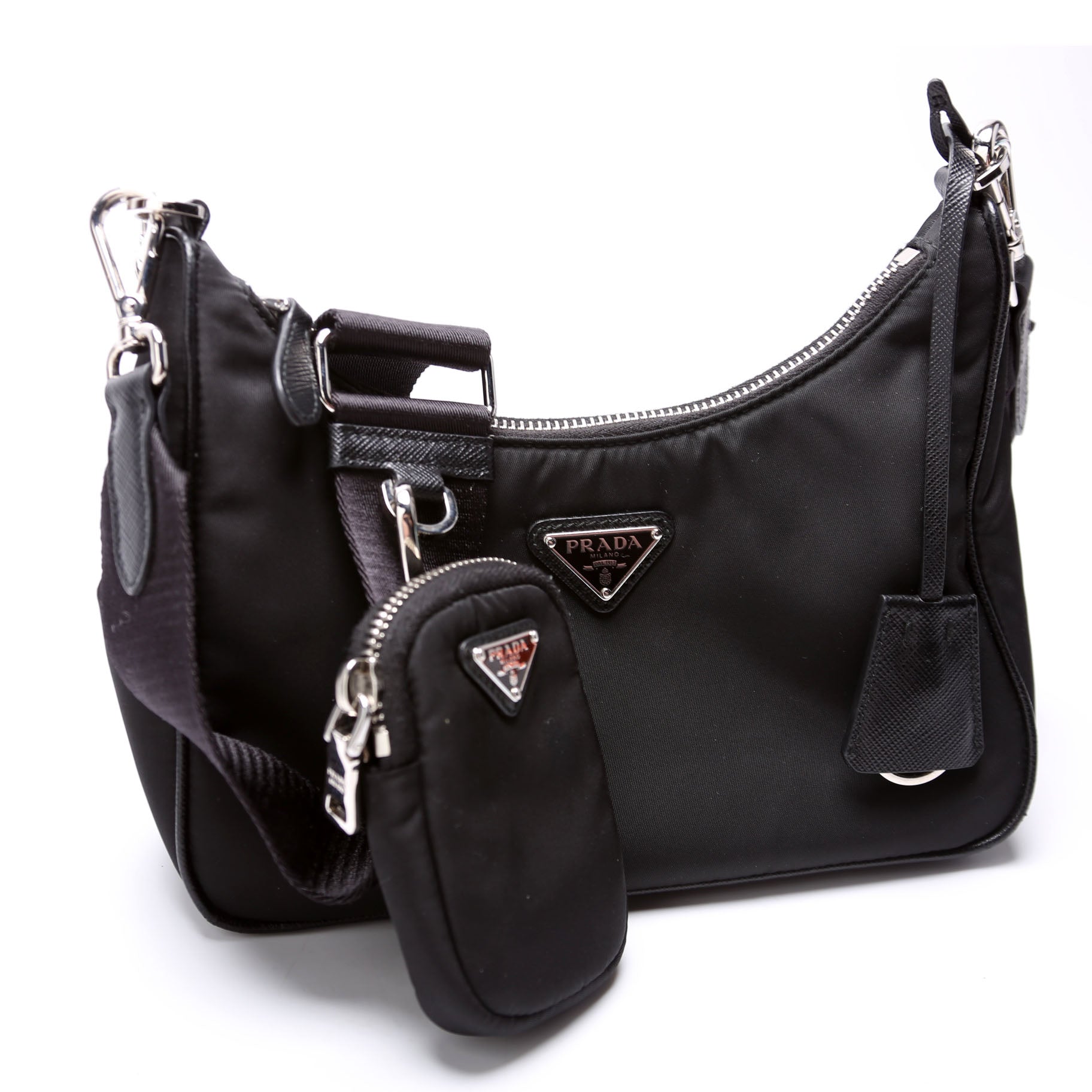 Nylon Re-Edition 2005 Shoulder Bag Black