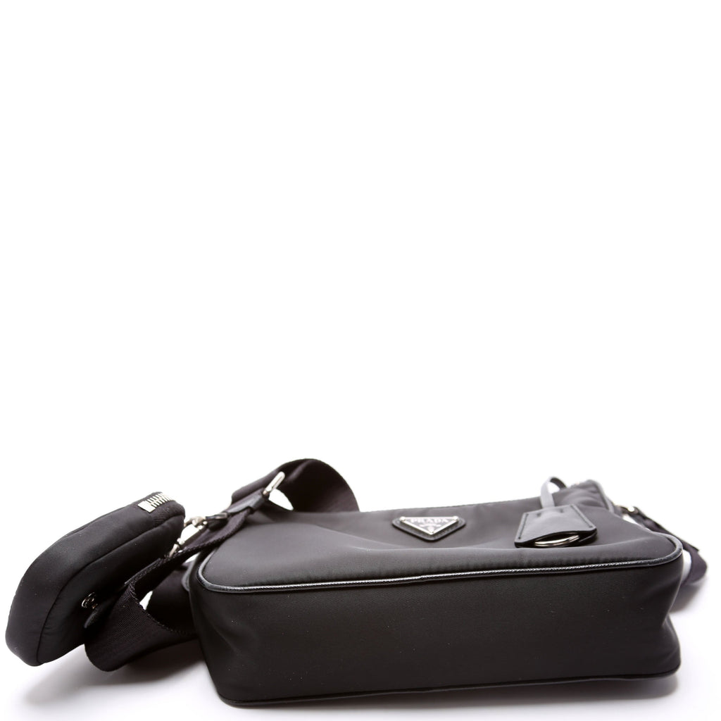 Nylon Re-Edition 2005 Shoulder Bag Black