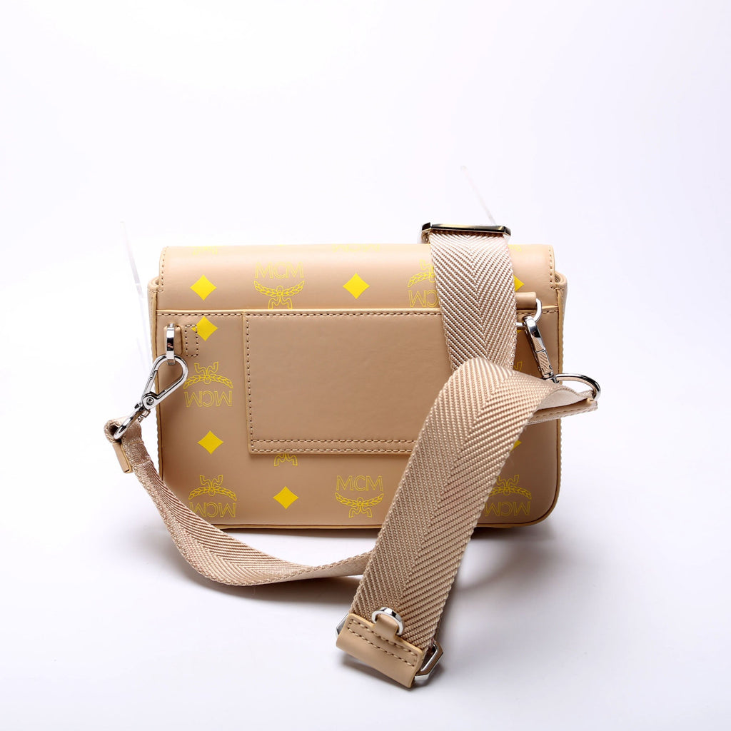 Millie Spash Logo Leather Small Crossbody