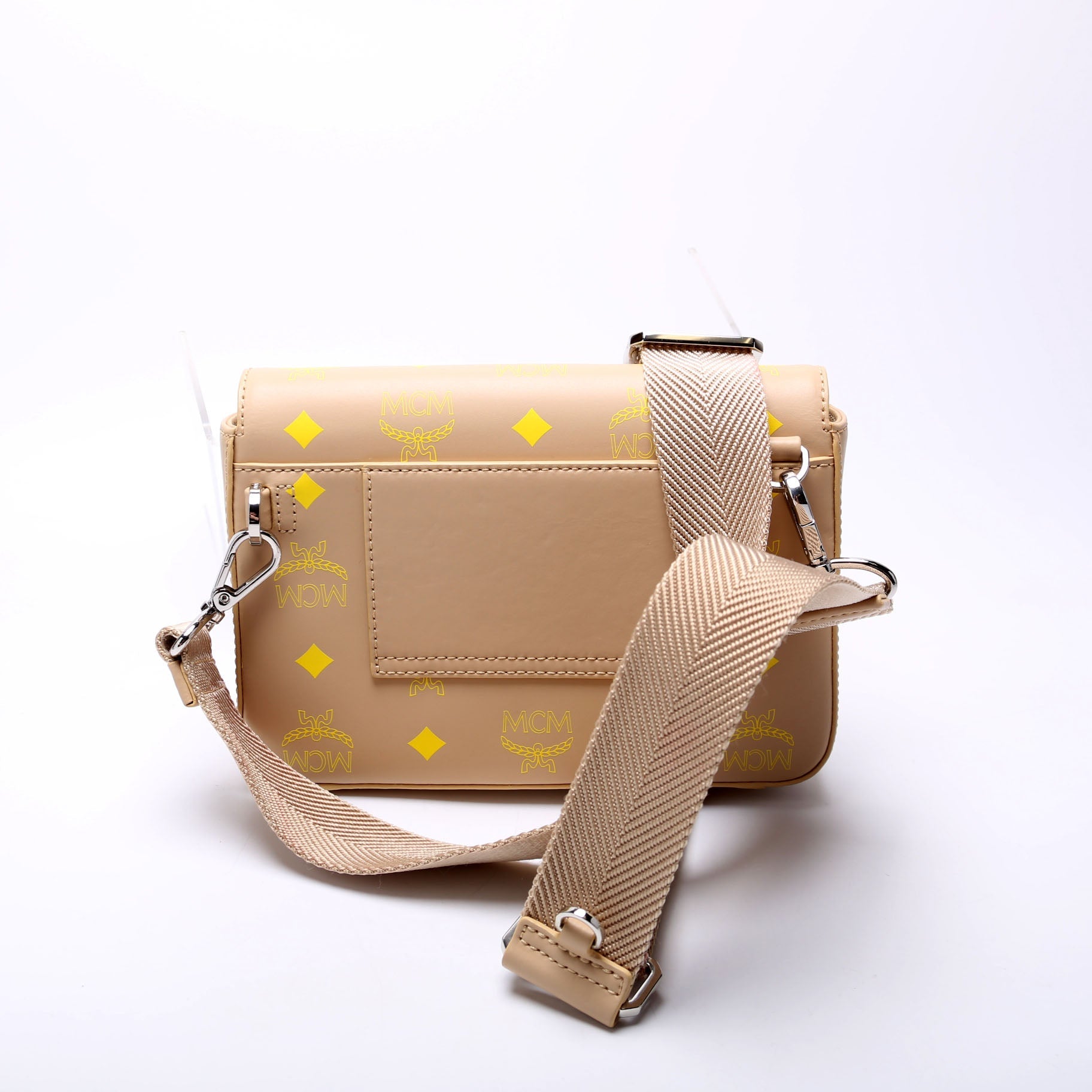 Millie Spash Logo Leather Small Crossbody