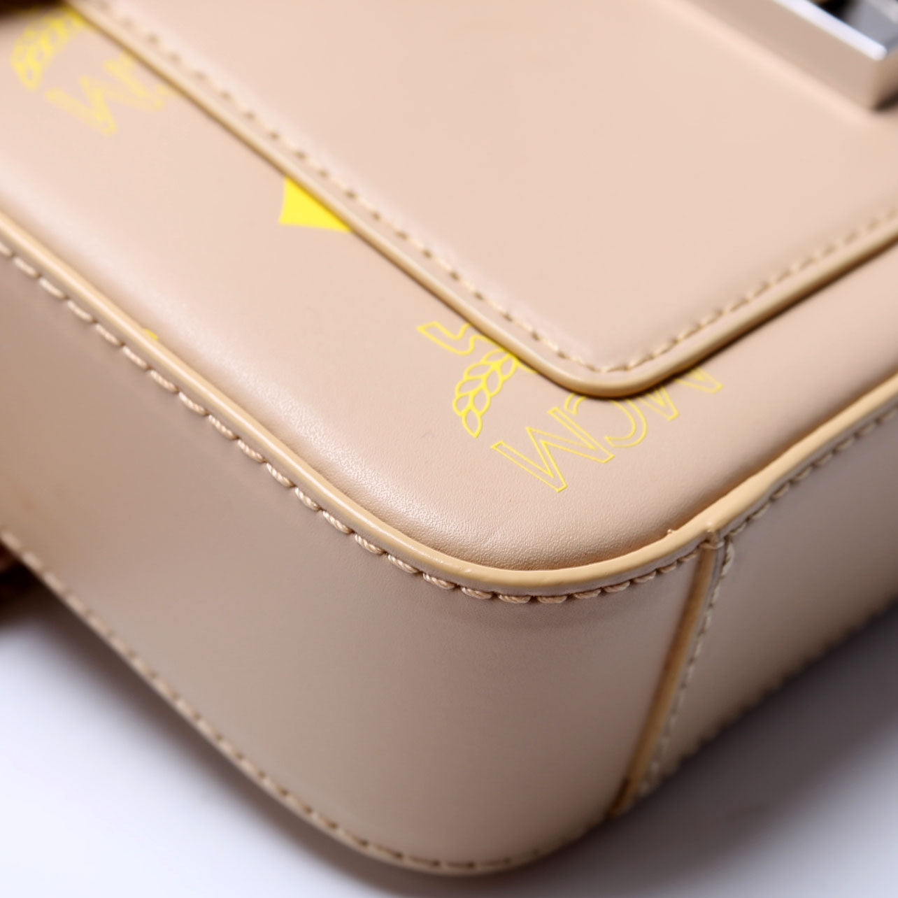 Millie Spash Logo Leather Small Crossbody