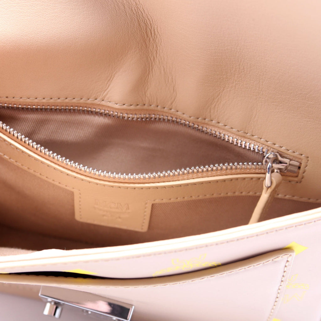 Millie Spash Logo Leather Small Crossbody