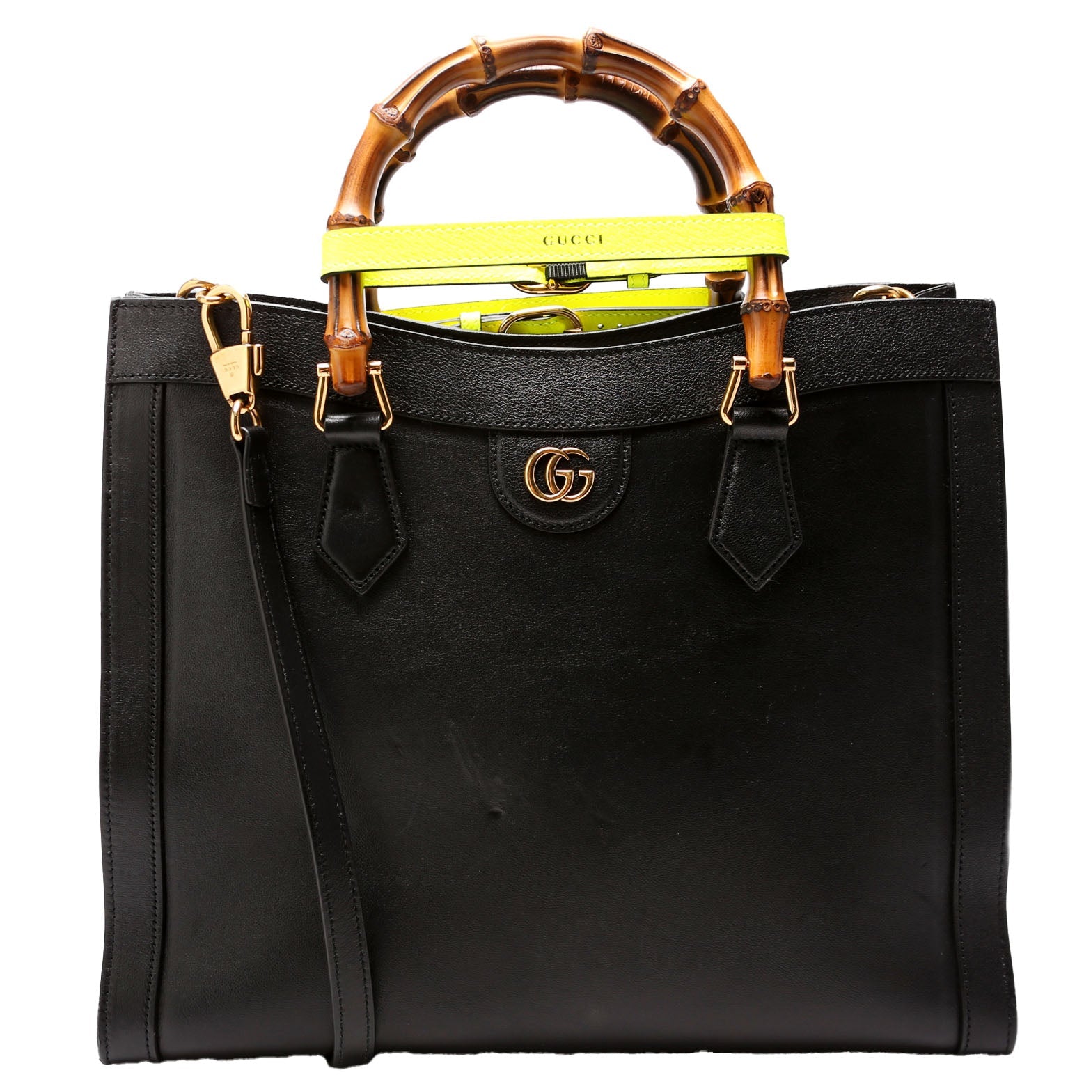 Gucci 655658 Diana Medium Tote Black
