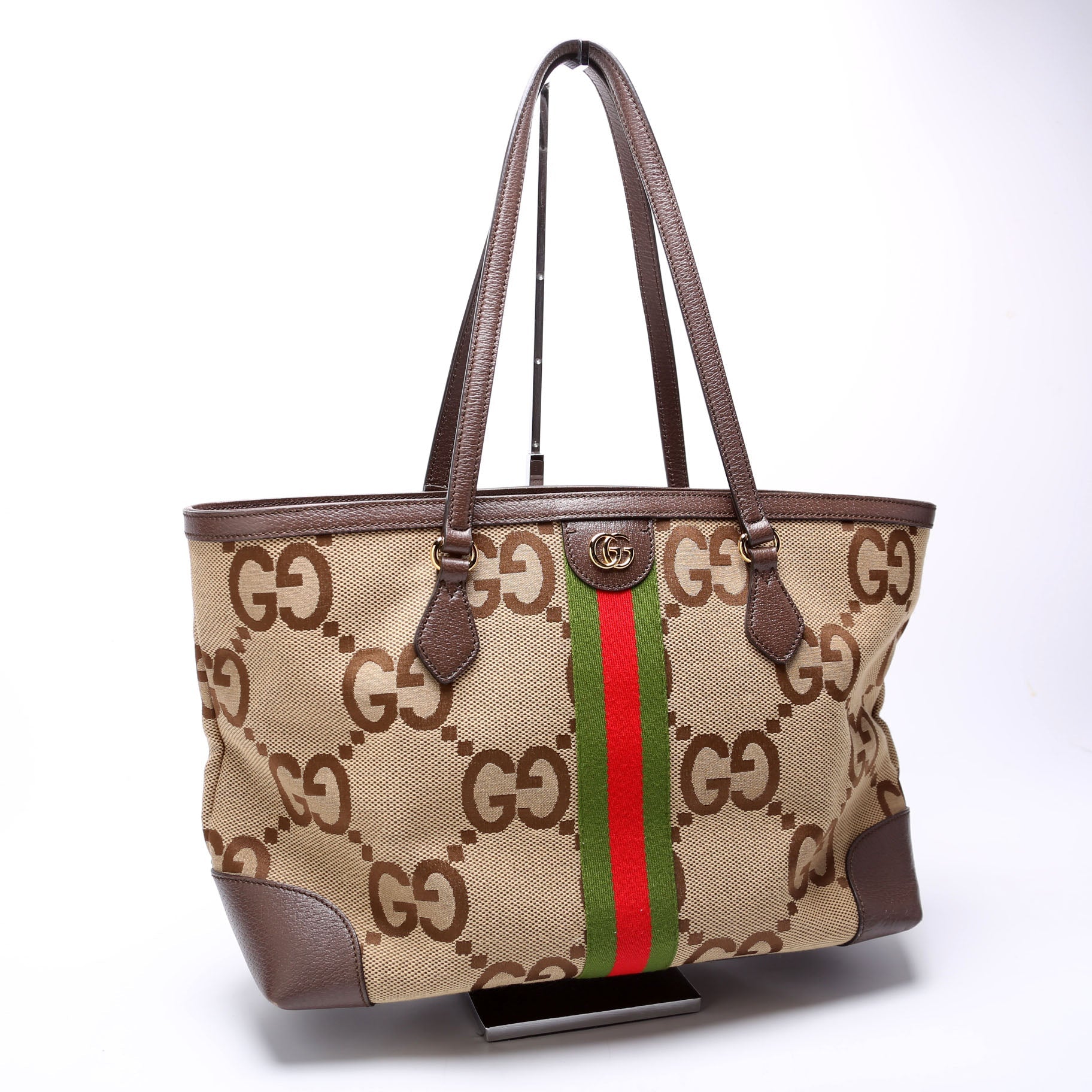 631685 Ophidia GG Jumbo Canvas Tote