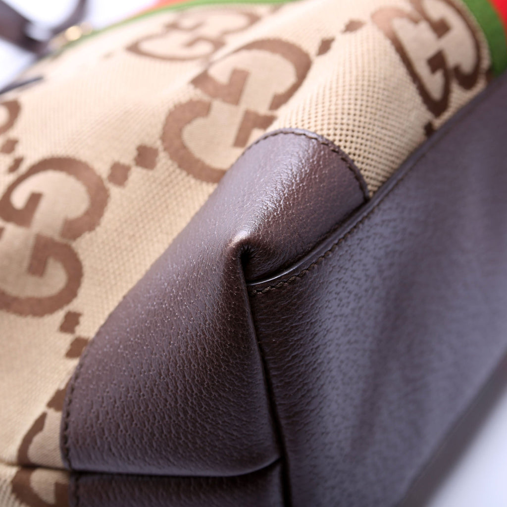 631685 Ophidia GG Jumbo Canvas Tote
