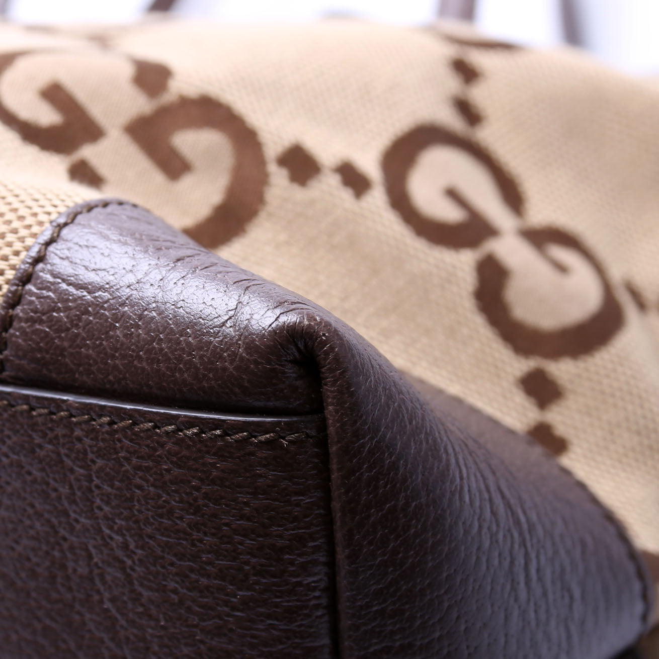 631685 Ophidia GG Jumbo Canvas Tote