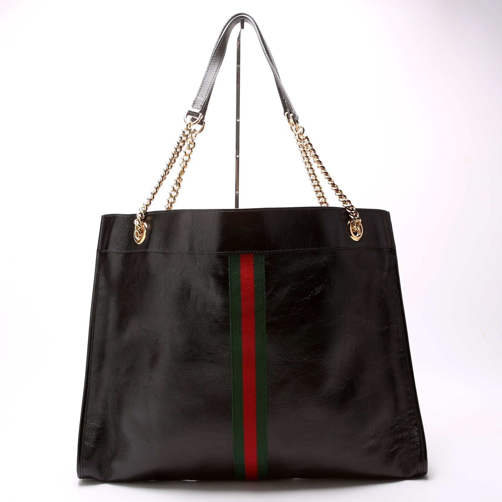 537219 Rajah Tote Leather Black