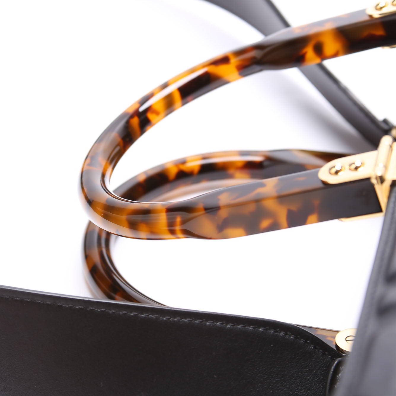 8BH386 Sunshine Shopper Medium Leather Black