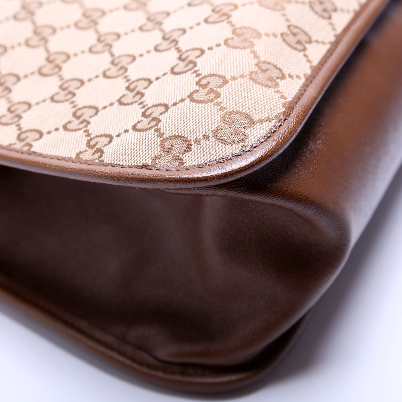 623694 1955 Horsebit Tote Brown