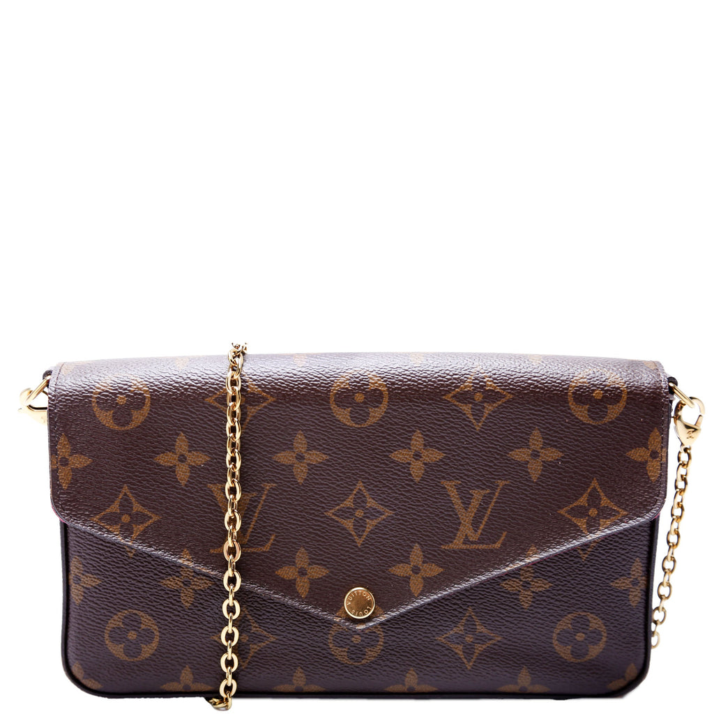 Pochette Felicie Monogram Berry