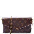 Pochette Felicie Monogram Berry