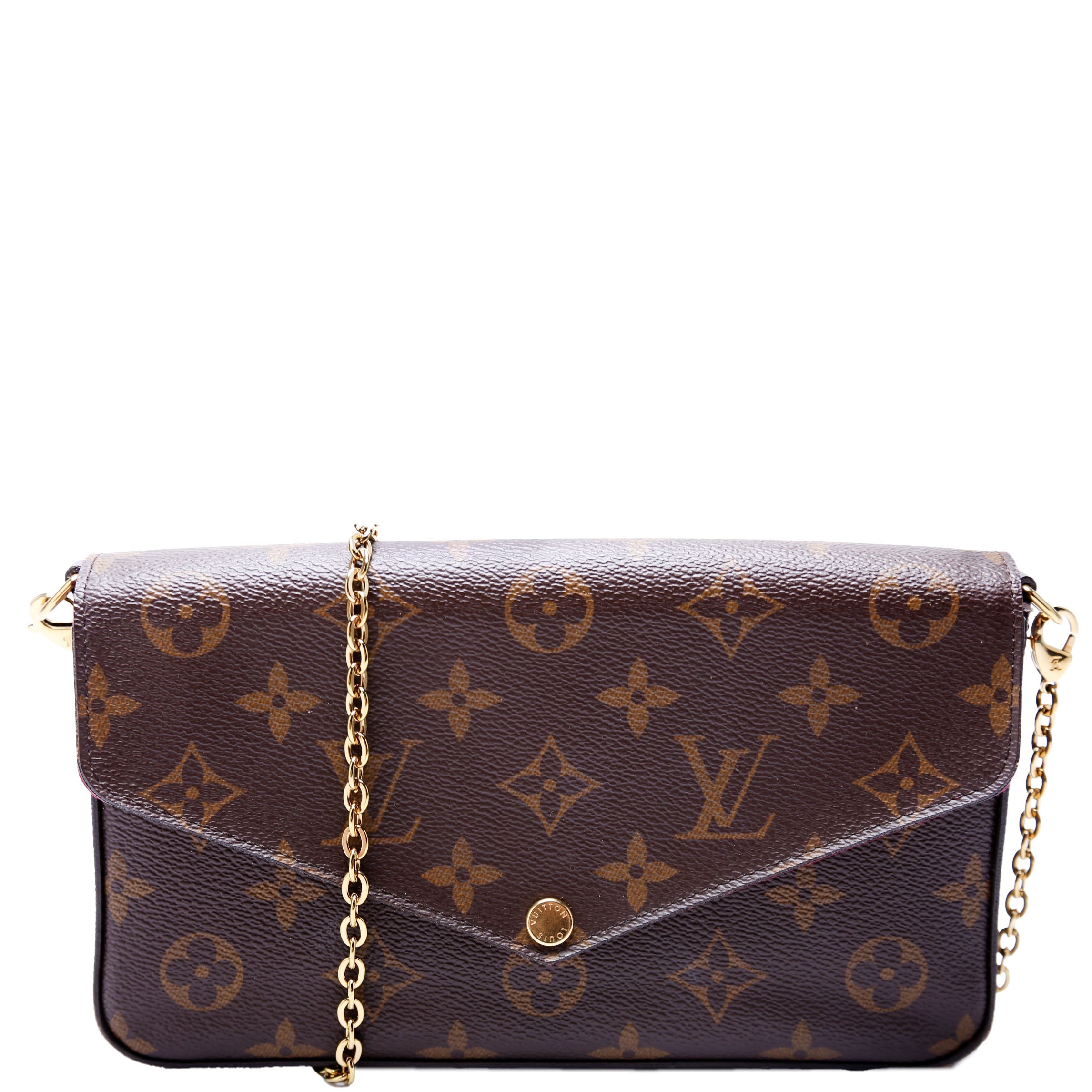 Pochette Felicie Monogram Berry