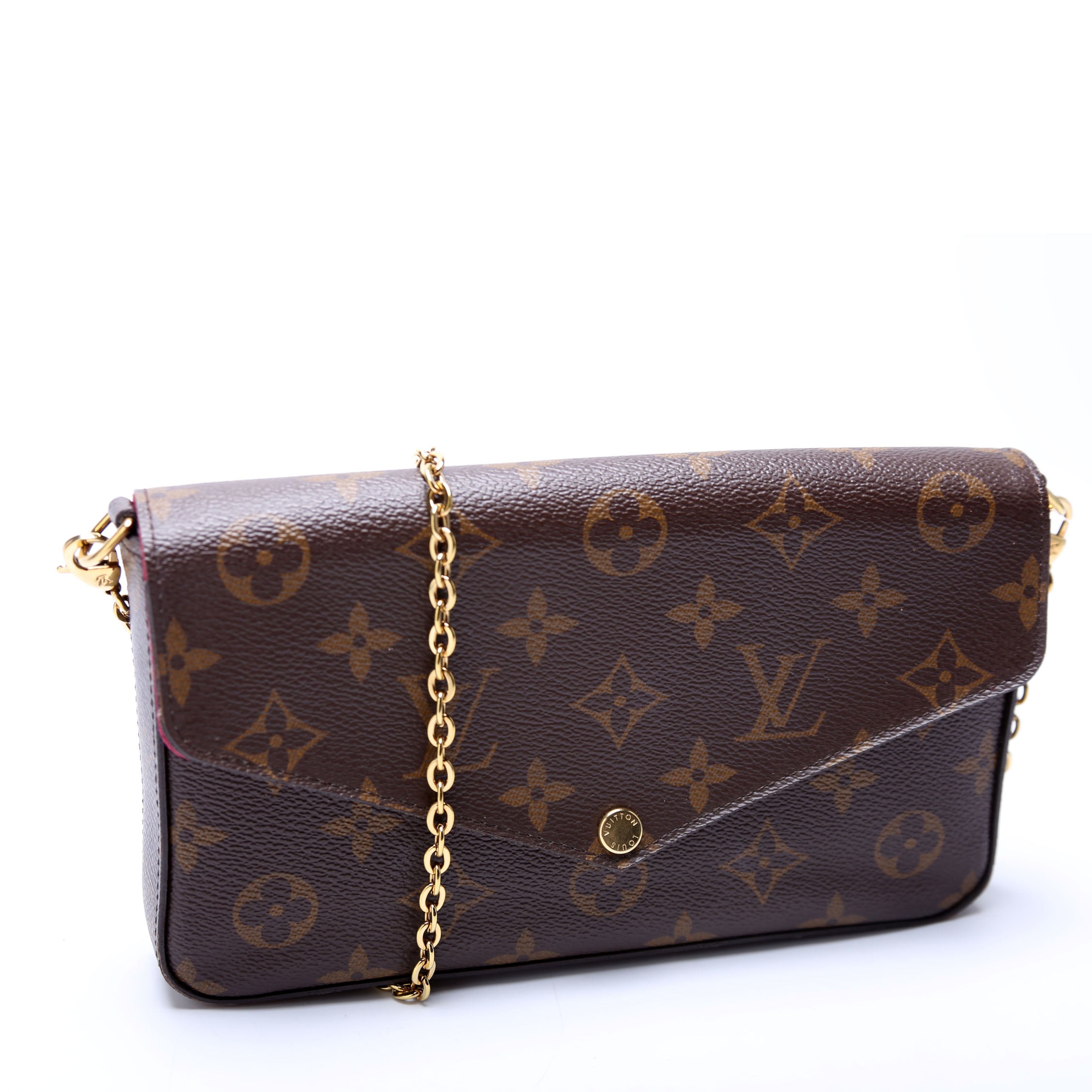 Pochette Felicie Monogram Berry
