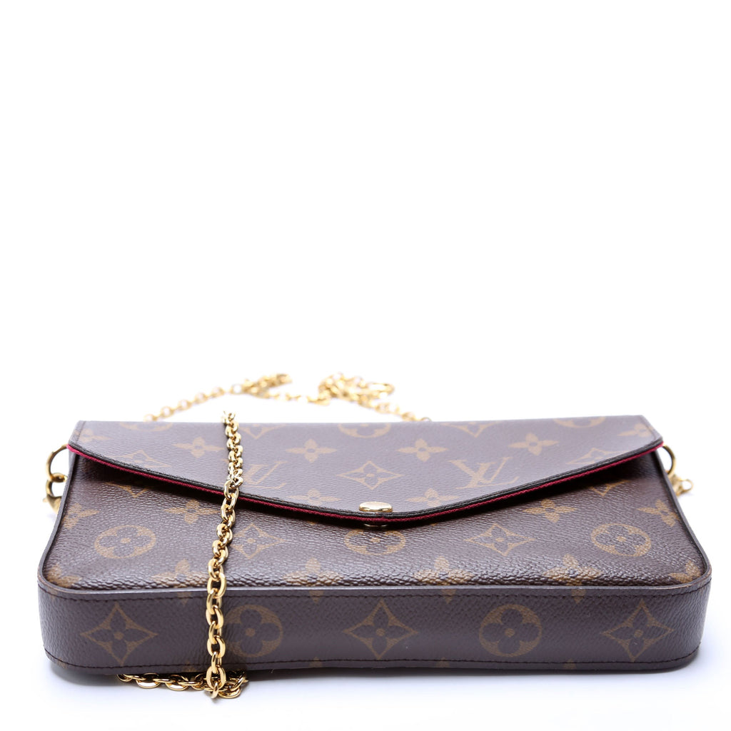 Pochette Felicie Monogram Berry