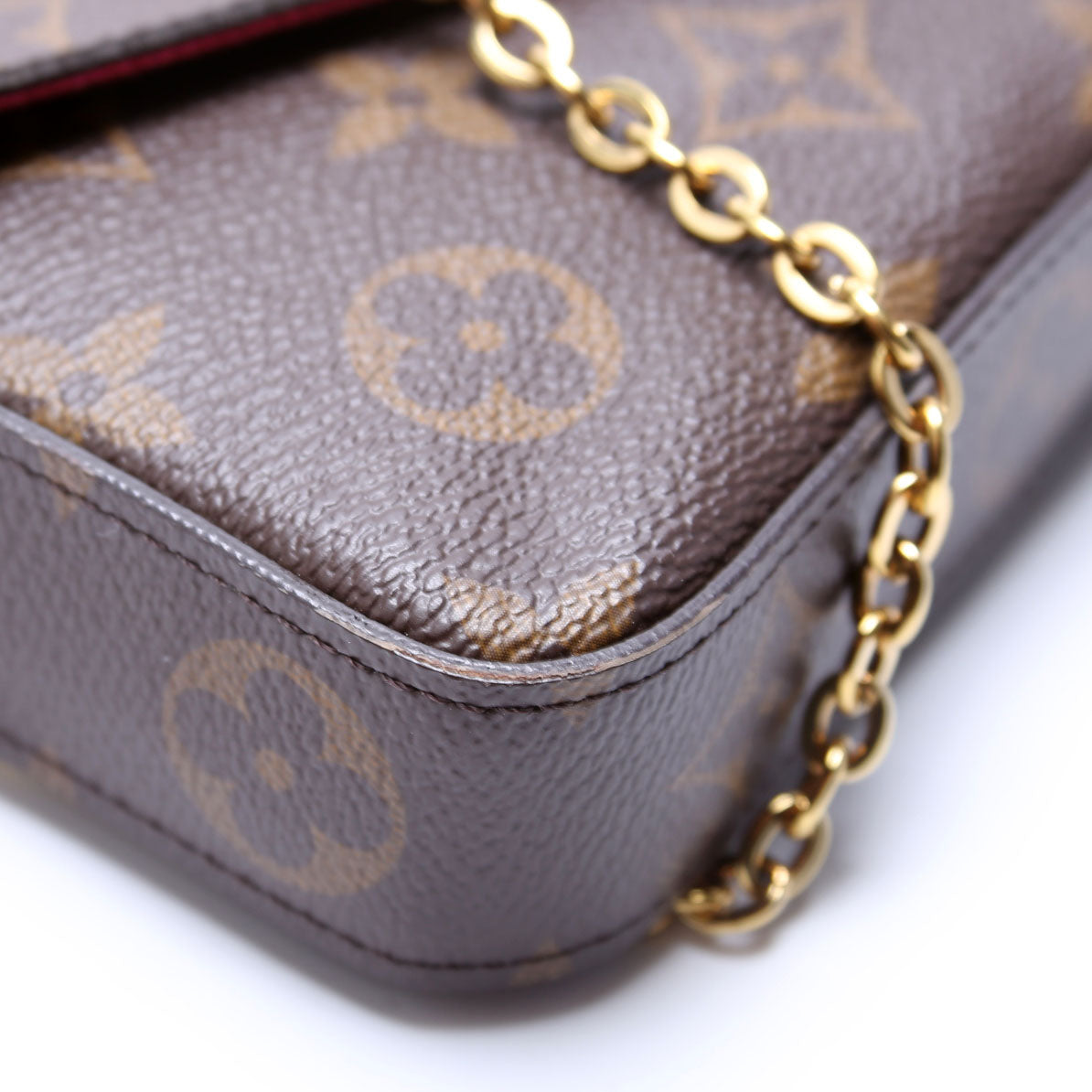 Pochette Felicie Monogram Berry