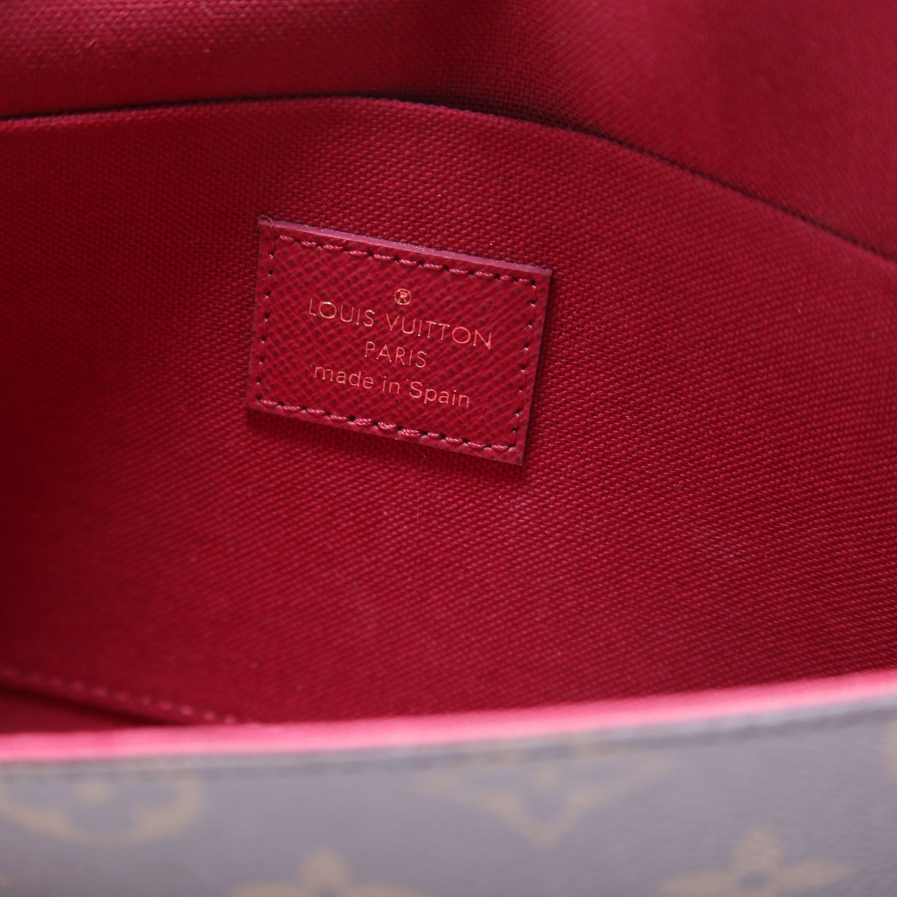 Pochette Felicie Monogram Berry