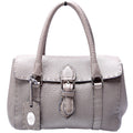 8BR486 Selleria Mini Linda Handle Bag Silver