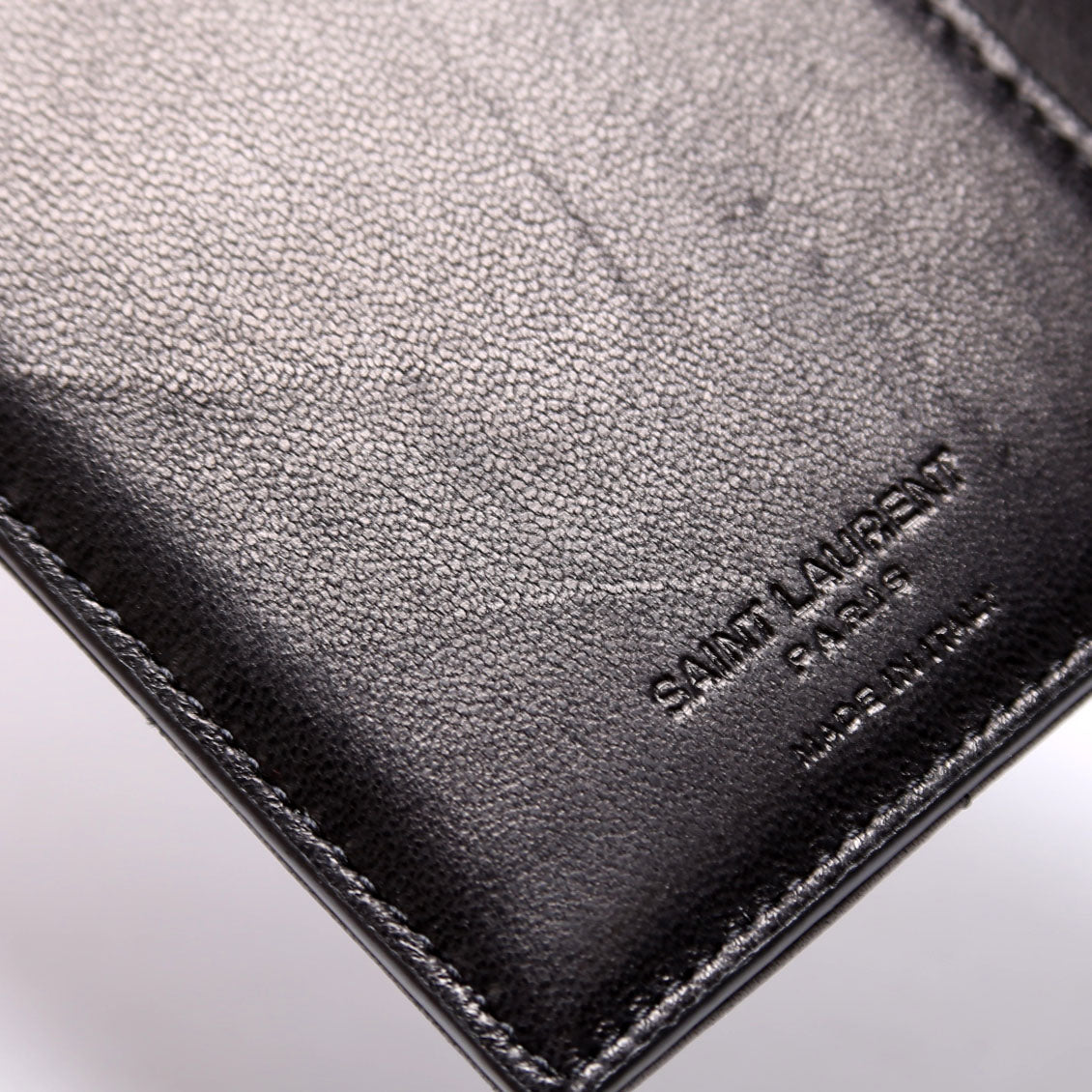 Passport Holder Quilted Lambskin Black