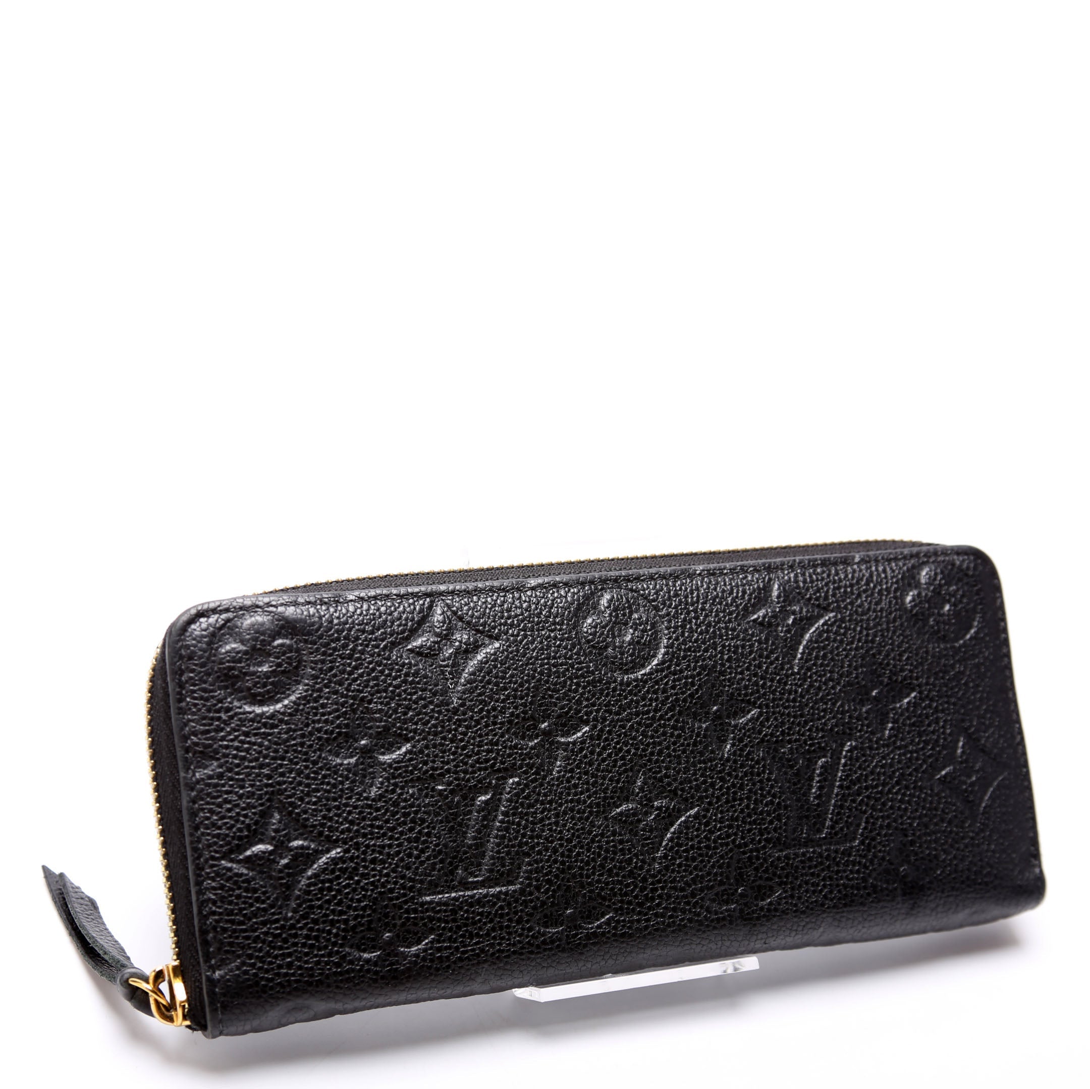 Clemence Wallet Empreinte Black