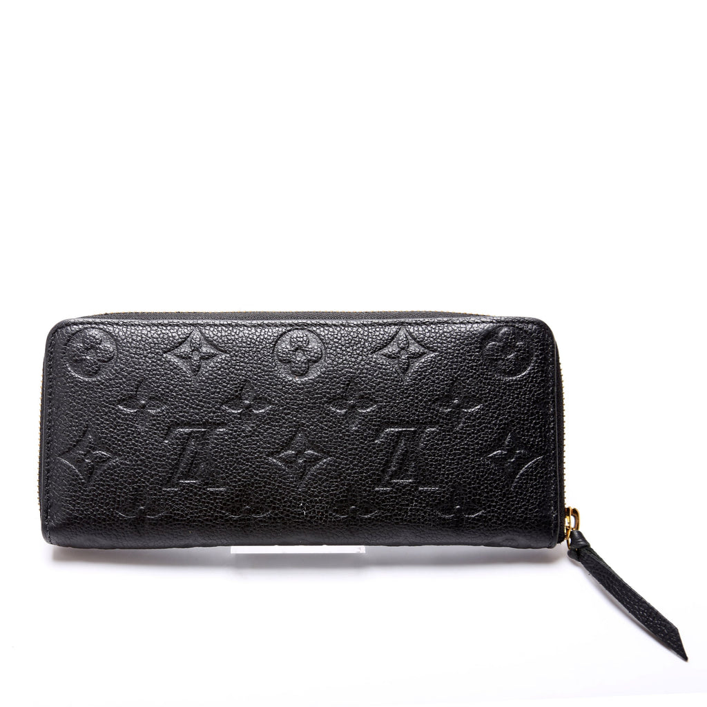 Clemence Wallet Empreinte Black