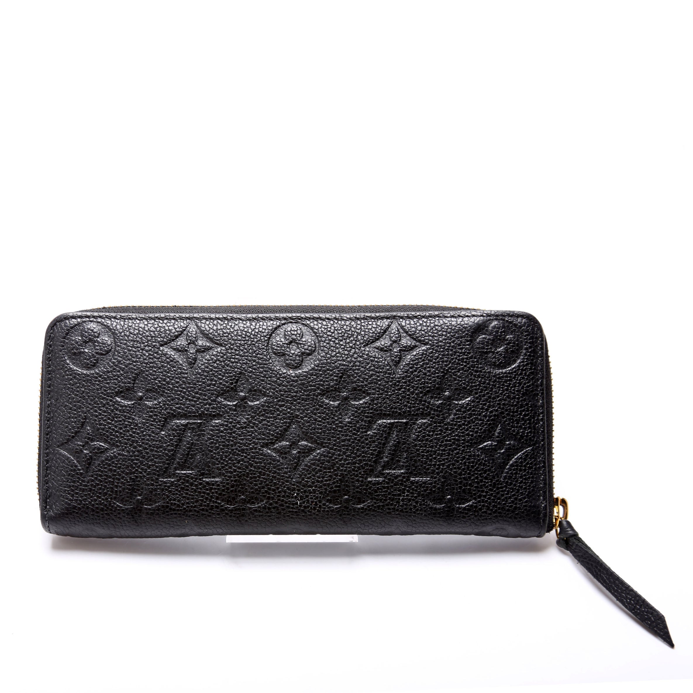 Clemence Wallet Empreinte Black