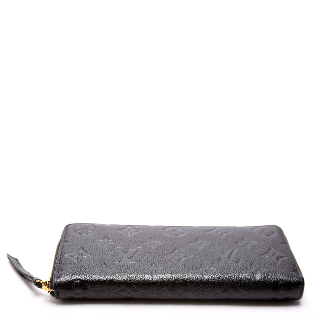 Clemence Wallet Empreinte Black
