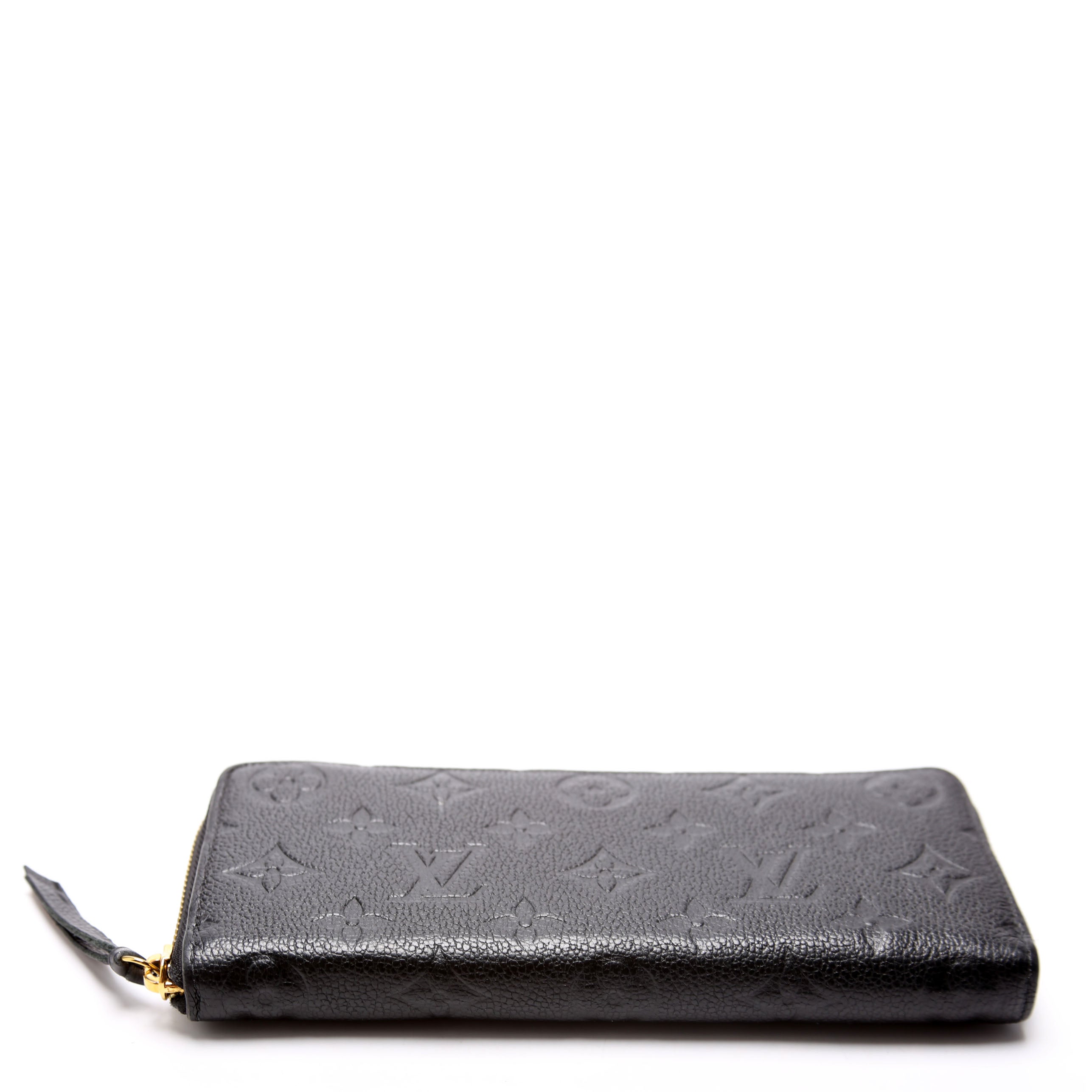 Clemence Wallet Empreinte Black