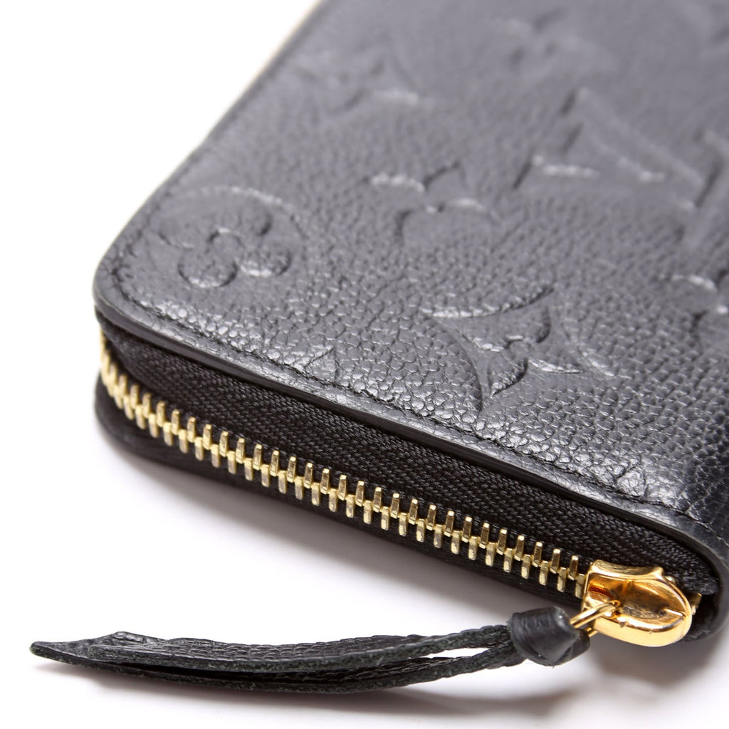 Clemence Wallet Empreinte Black