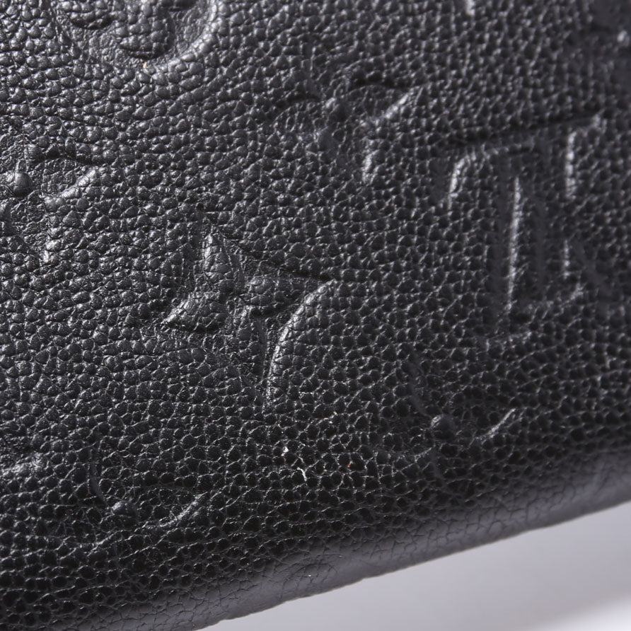 Clemence Wallet Empreinte Black