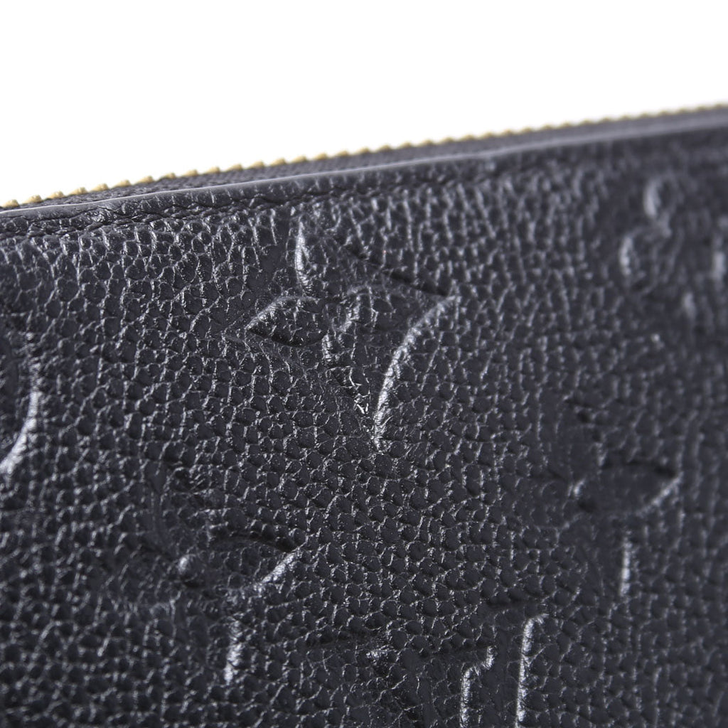 Clemence Wallet Empreinte Black