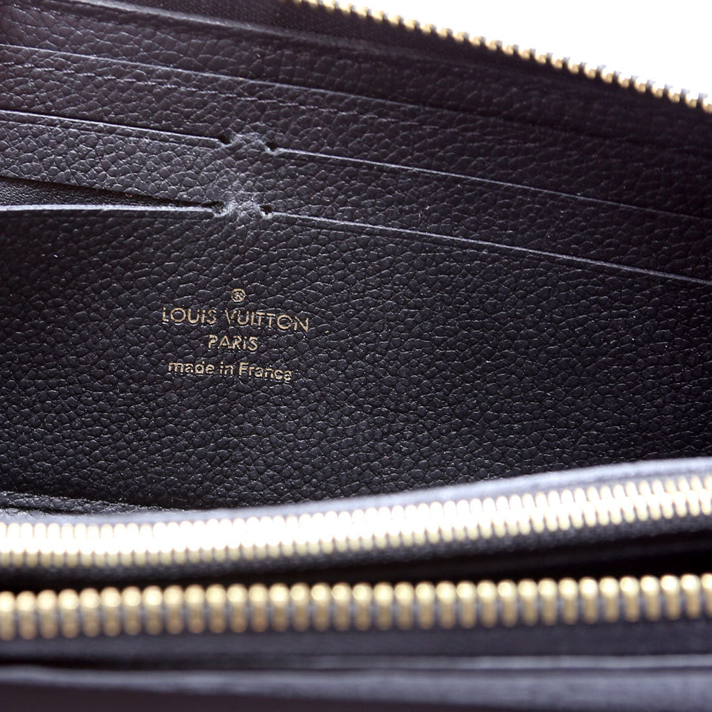 Clemence Wallet Empreinte Black