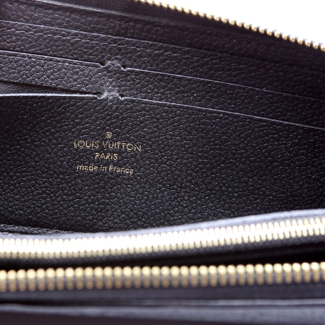 Clemence Wallet Empreinte Black