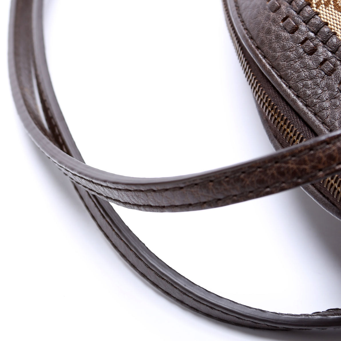 339002 GG Bamboo Canvas Shoulder Bag