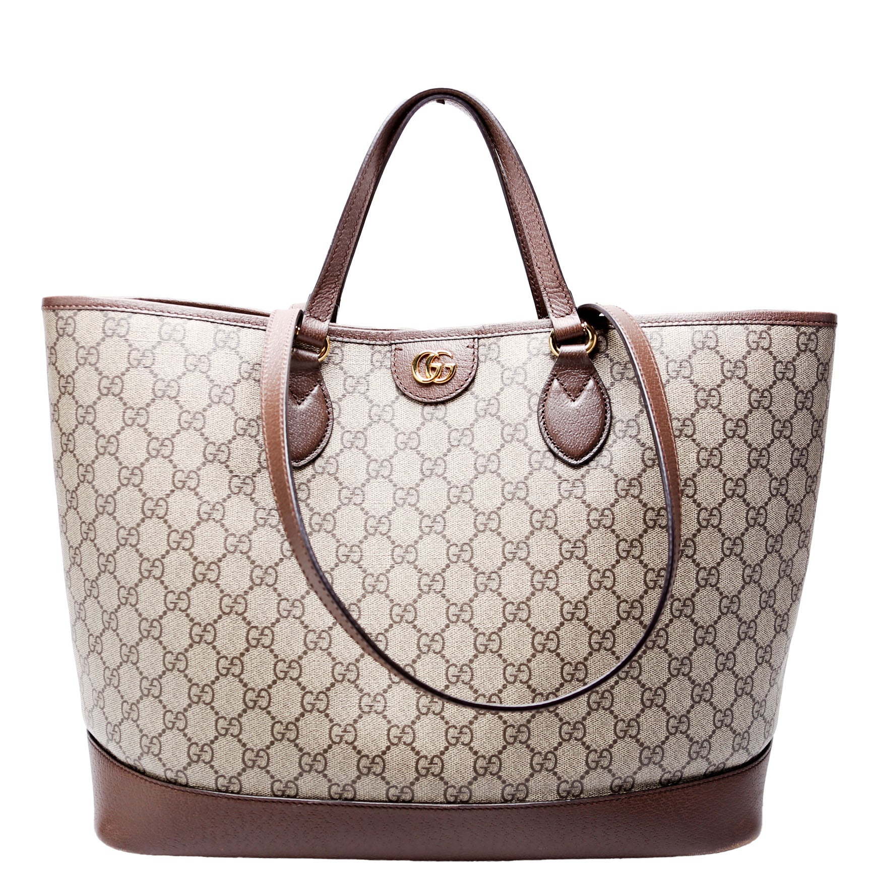 778598 Ophidia GG Supreme Tote Large Brown