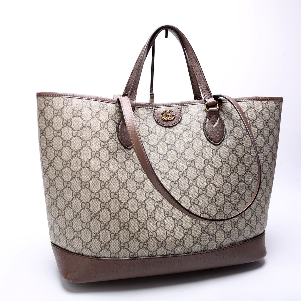 778598 Ophidia GG Supreme Tote Large Brown