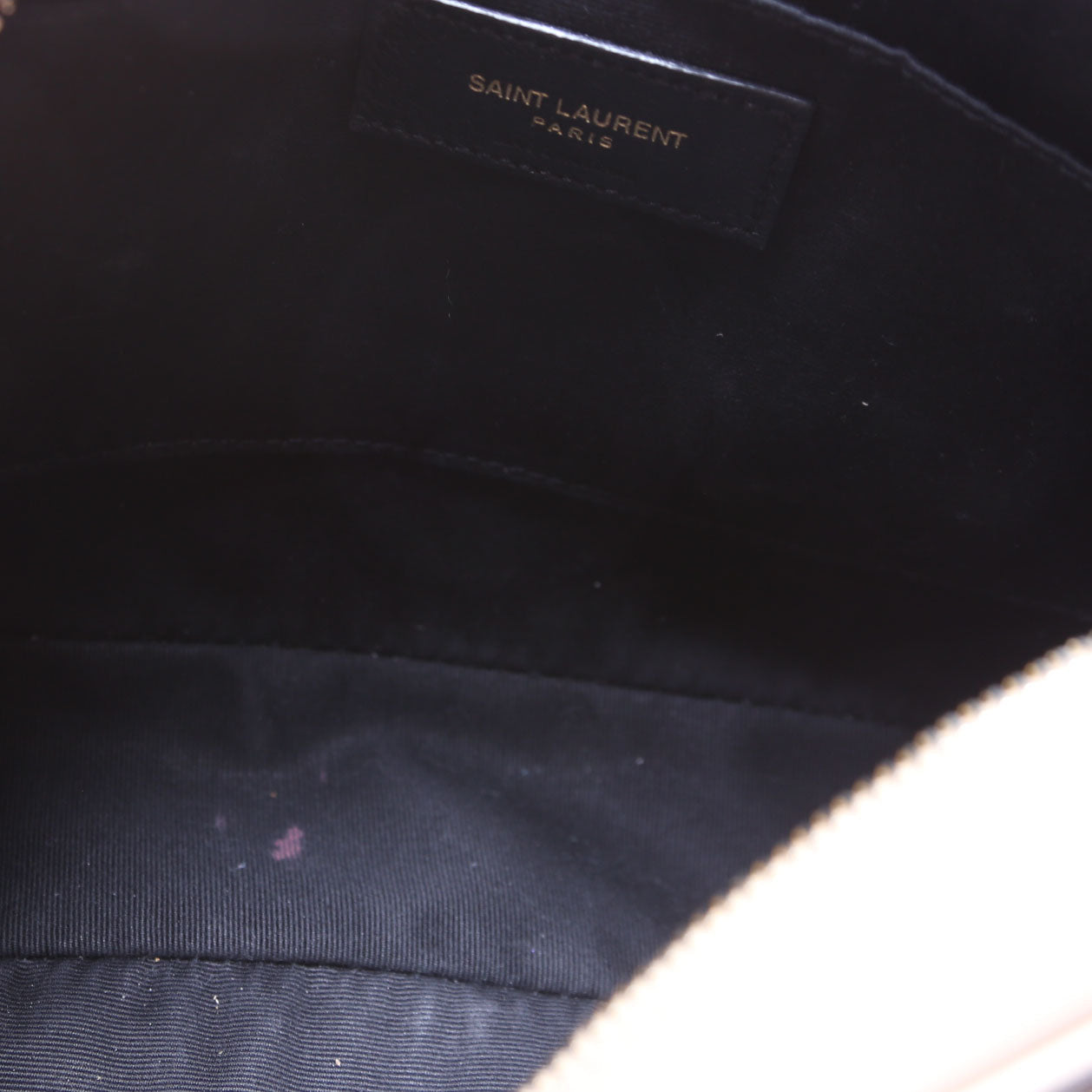 Lou Camera Bag Quilted Beige/Gold