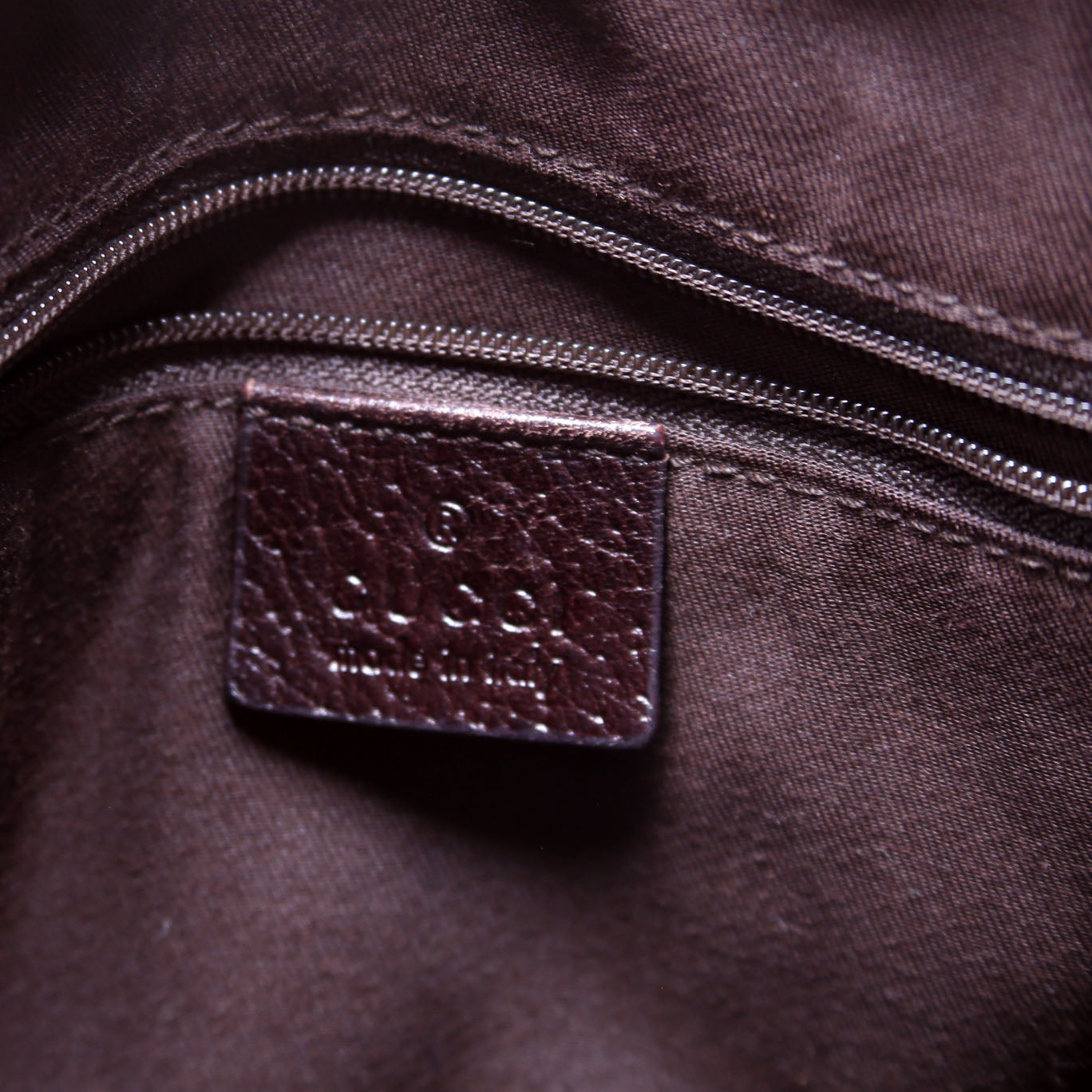 130942 GG Canvas Small Abbey Boston Bag Brown