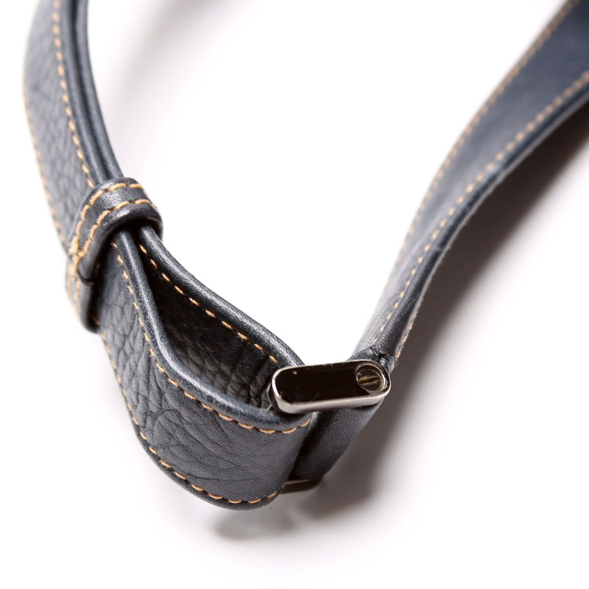Gucci 001 110 Interlocking G Calfskin Shoulder Bag Vintage Navy