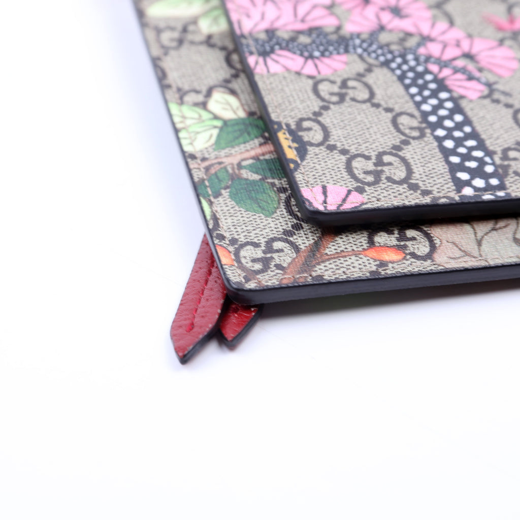 454111 GG Supreme Blooms/Bengal Double Zip Shoulder Bag