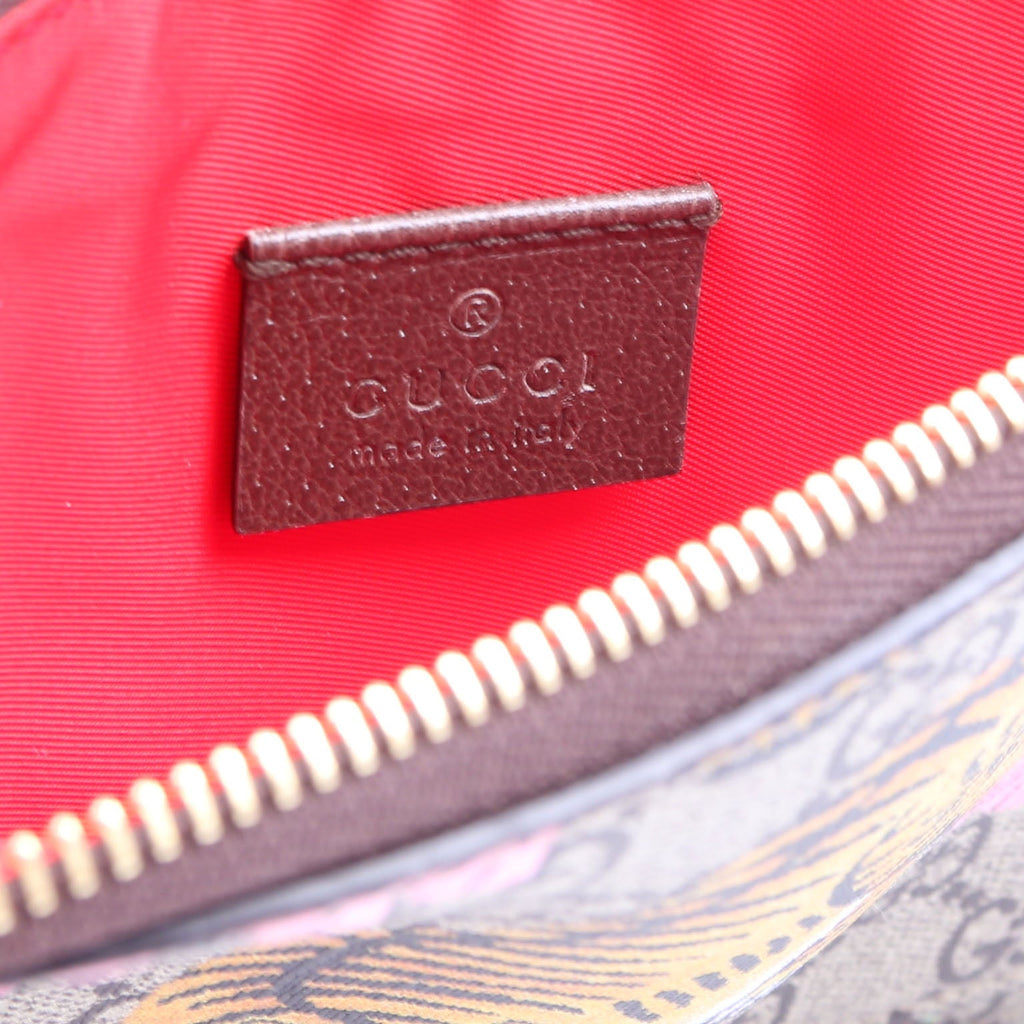 454111 GG Supreme Blooms/Bengal Double Zip Shoulder Bag