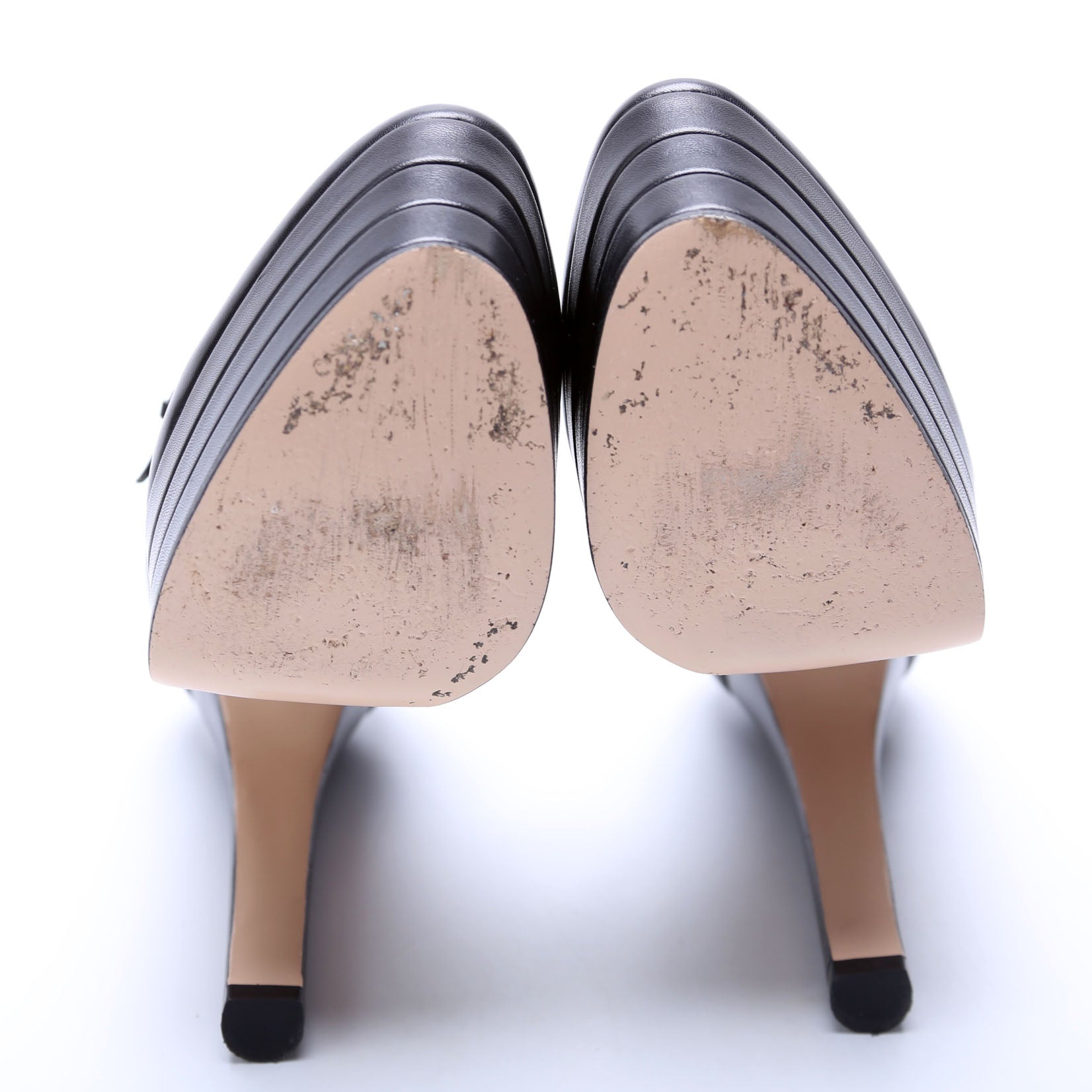 Mary Jane Platform Pumps Size 36 Black