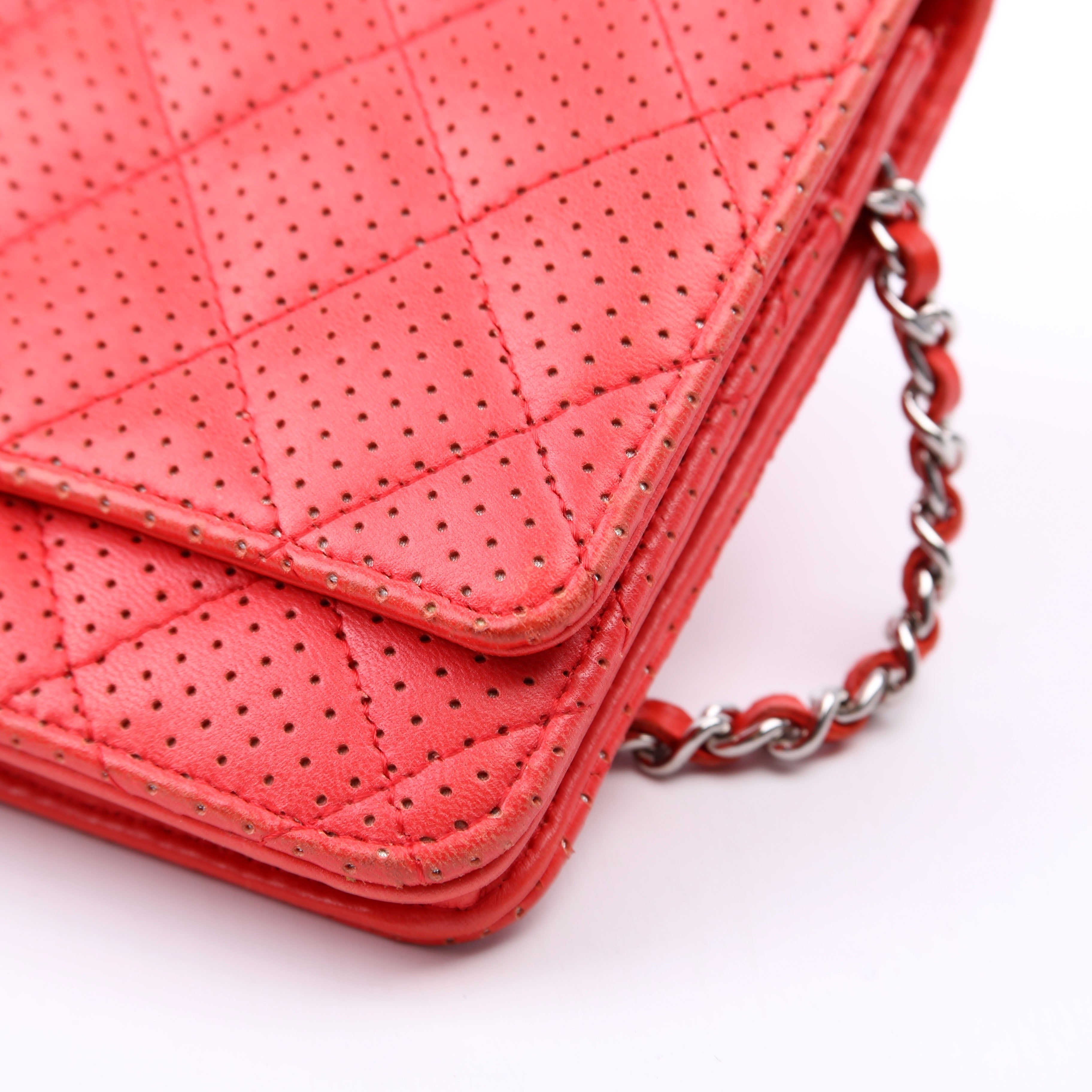WOC Perforated Leather 11M Coral