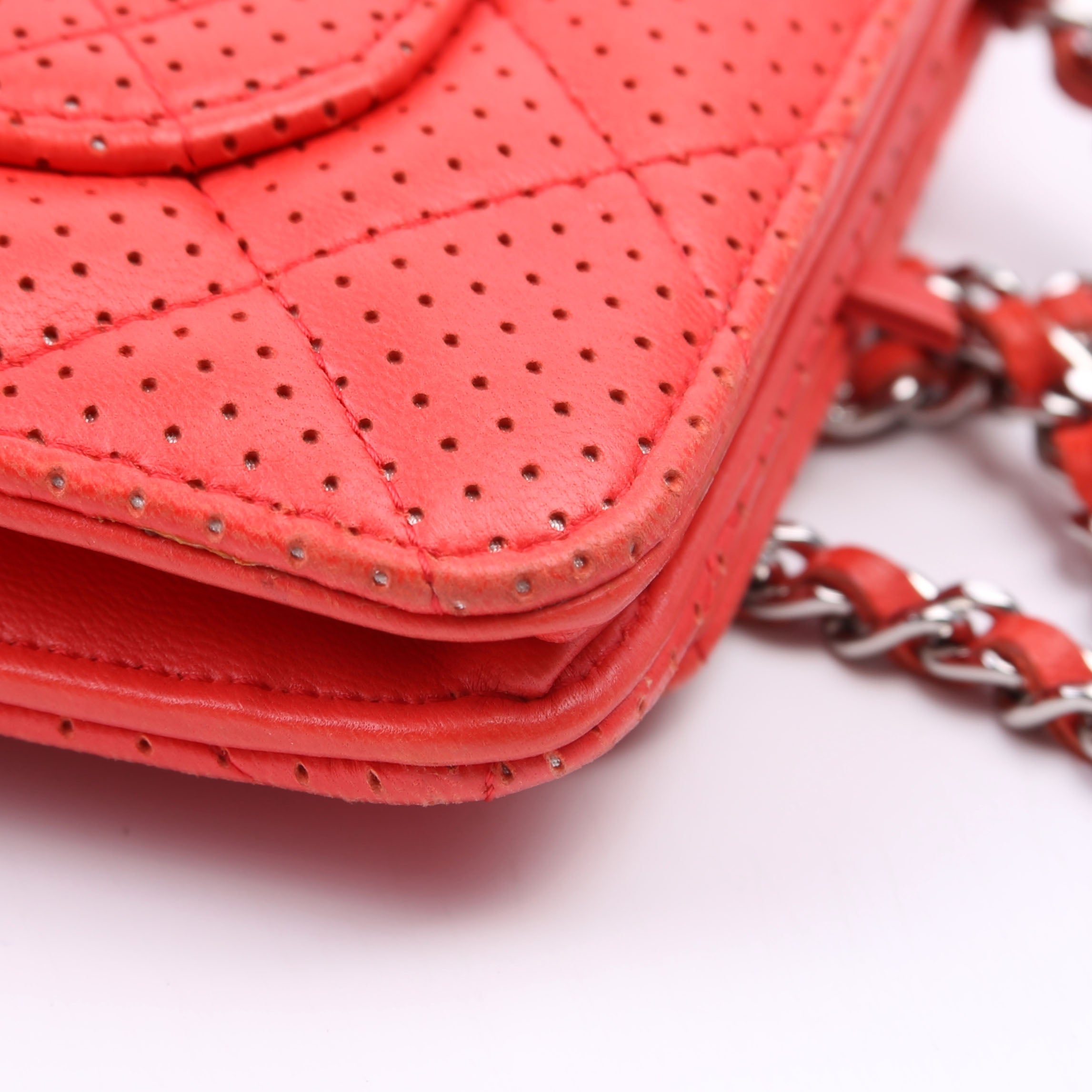 WOC Perforated Leather 11M Coral