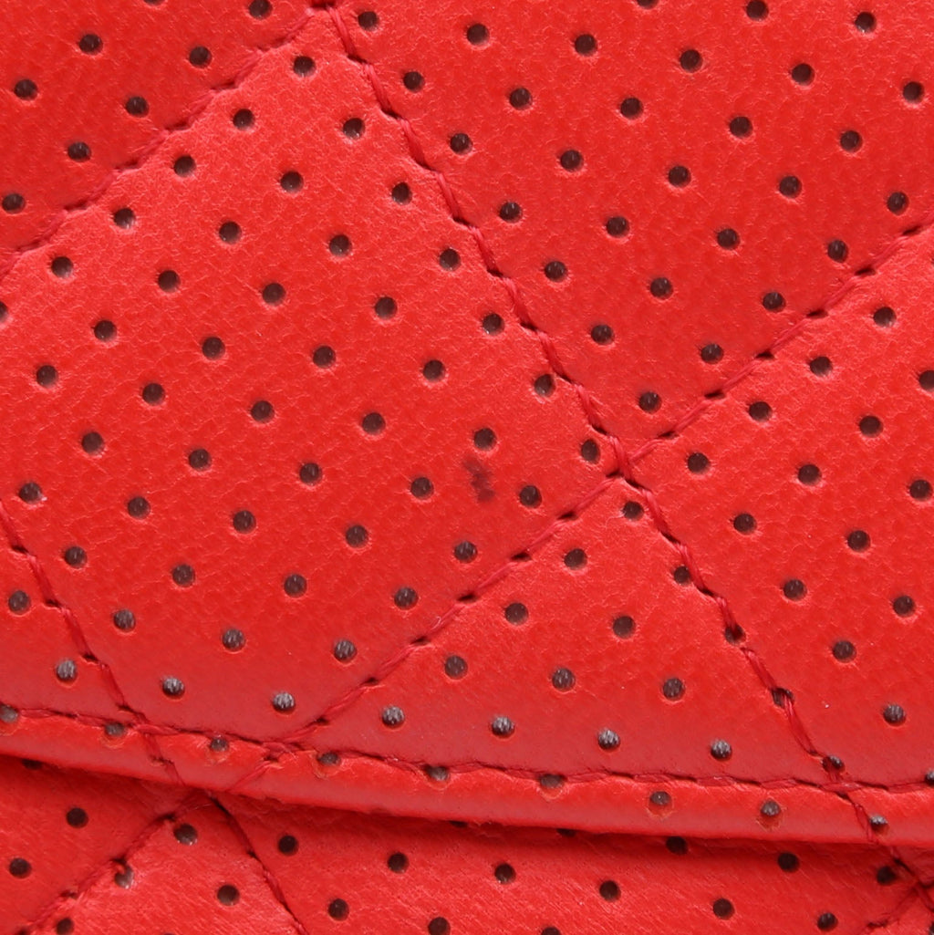 WOC Perforated Leather 11M Coral